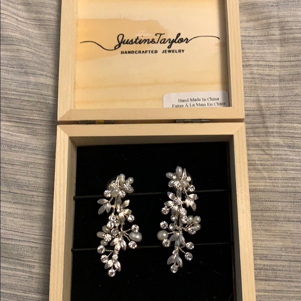 BEAUTIFUL Earrings purchased through BHLDN!